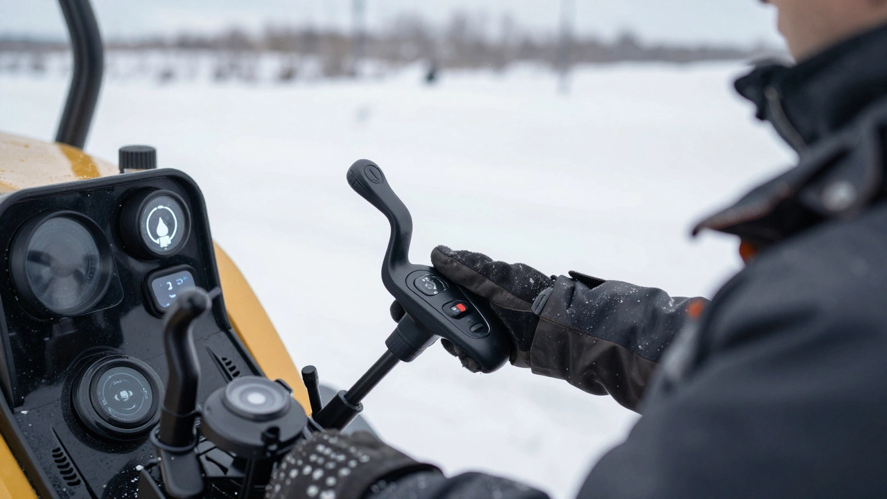 Бульдозер с интуитивным управлением — одна ручка и голосовой интерфейс для работы в суровых условиях.