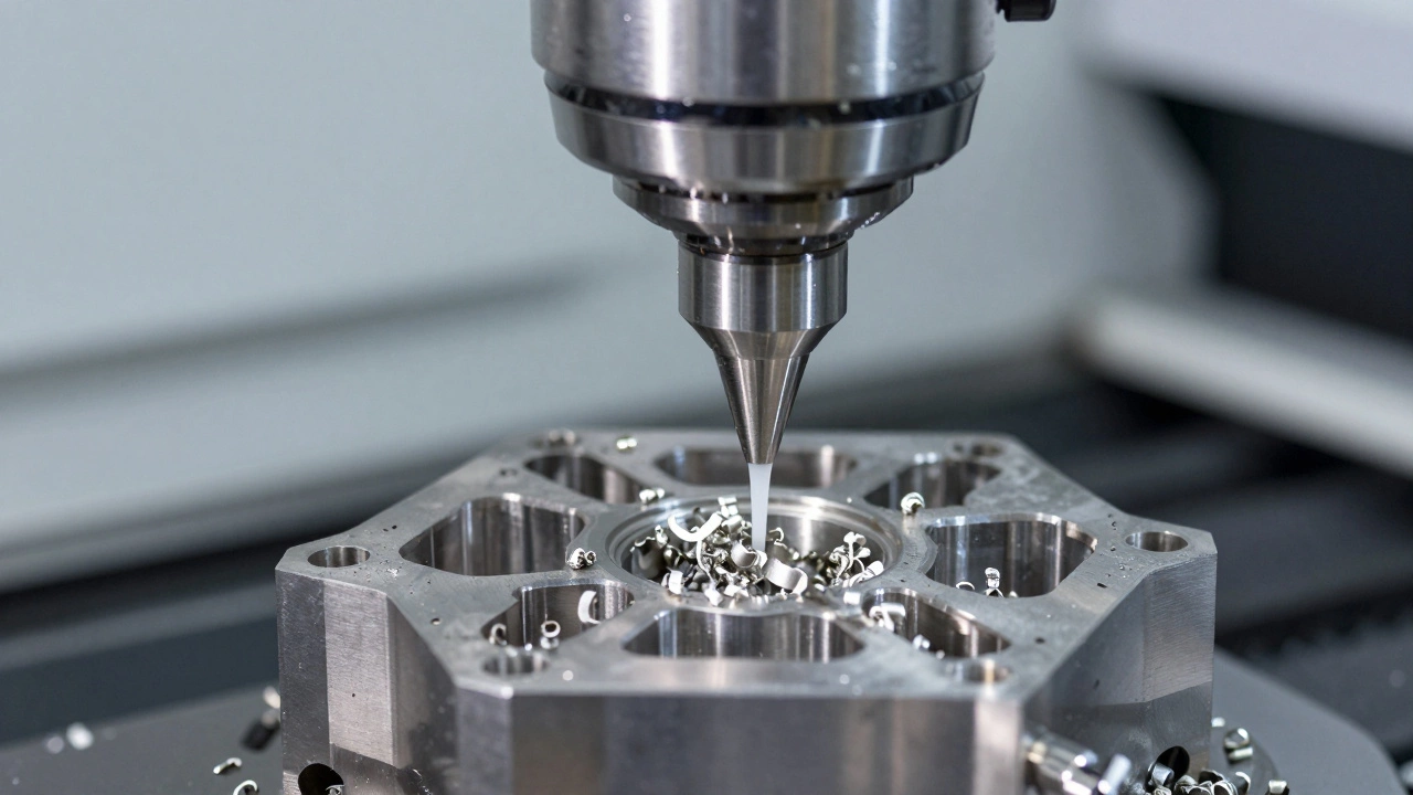 Процесс высокоточной обработки детали из титана на станке с ЧПУ